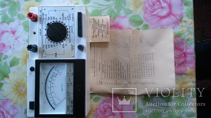Мультиметр 43101(прибор электроизмерительный комбинированный)СССР, фото №4