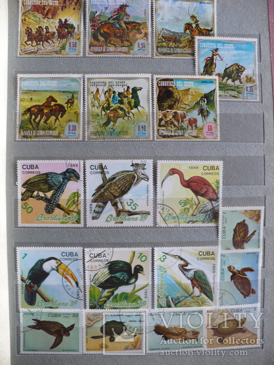 Более 400 марок фауна-флора Кубы в альбоме, фото №5