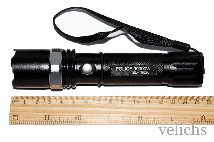 Фонарик аккумуляторный POLICE BL-T8628 99000 W с универсальным креплением, numer zdjęcia 6