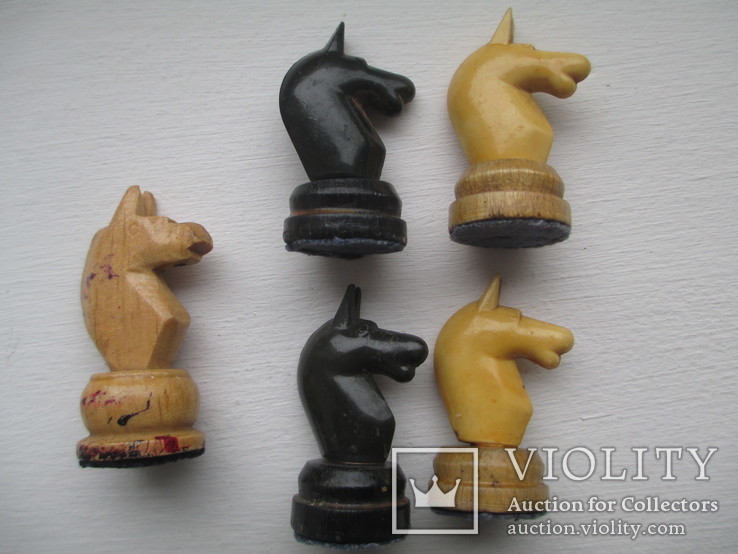 Деревянные шахматные фигуры.32 шт., фото №3