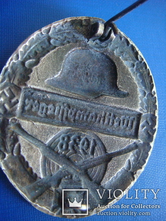 Нагрудный знак организации" Стальной шлем" 1938г. КОПИЯ, фото №6