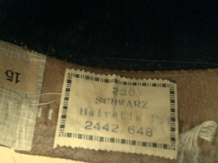 Schwarz - фирменная шляпа разм.56, numer zdjęcia 7