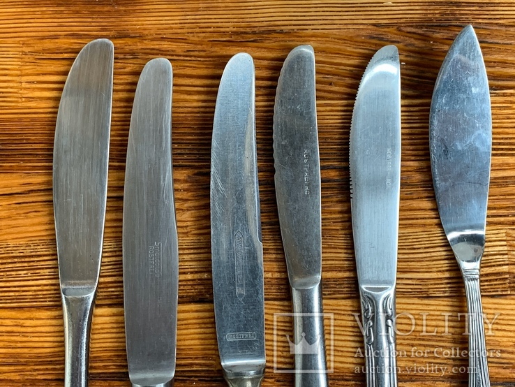 Ножи столовые из Германии 6 шт, фото №3