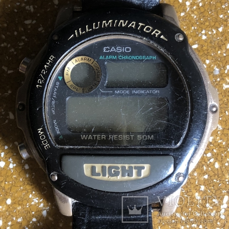 Часы Casio Illuminator c хронографом. Япония., фото №2