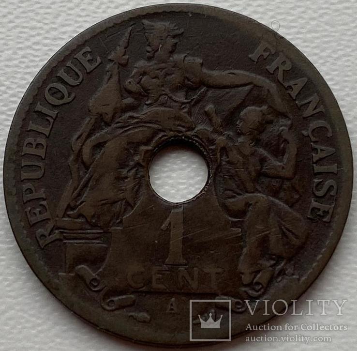 Индокитай 1 цент 1897 год, фото №3