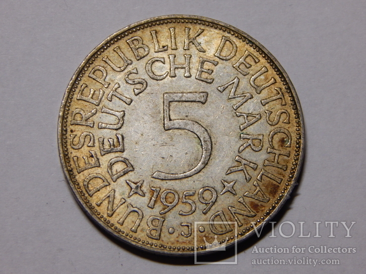 5 марок, 1959 г Германия