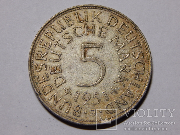 5 марок, 1951 г Германия