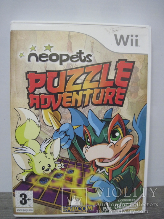 Лицензионный диск WII - Neopets Puzzle Adventure