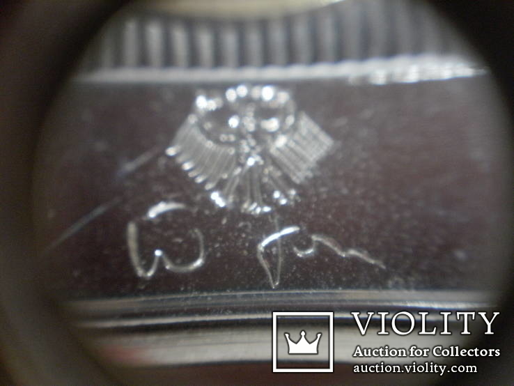 Серебряные подарочные настольные часы с факсимиле канцлера Германии, photo number 6