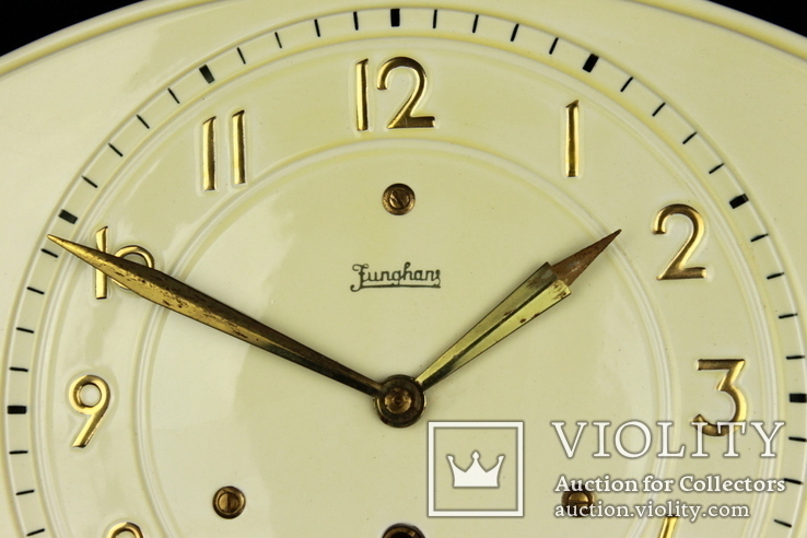 Ścienny mechaniczny zegarek Junghans. 1939 rok. Niemcy (0447), numer zdjęcia 3