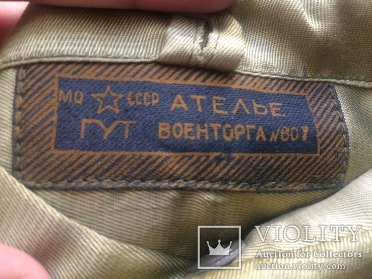 Повседневный комплект формы майора автомобильных войск - фуражка, китель, штаны, фото №6