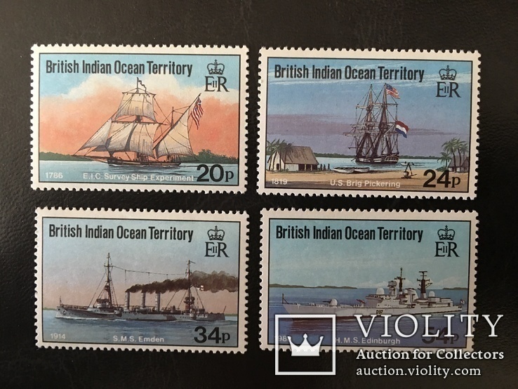 Британская территория Индийского океана, парусники, 1991