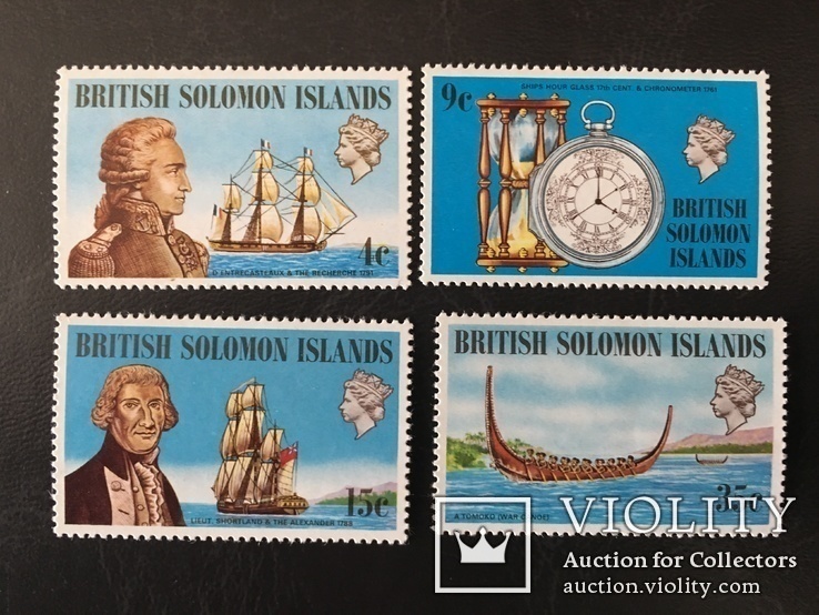 Британские Соломоновы острова, парусники, 1973
