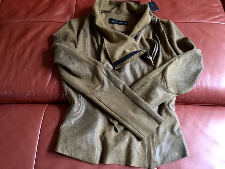 Пиджак куртка Zara, новая, р.S, фото №4
