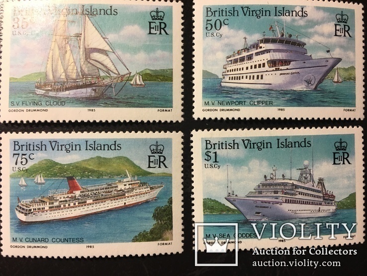 Британские Виргинские острова, парусники, 1986