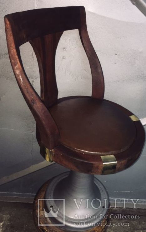 Круглый стул-кресло с парохода, фото №4