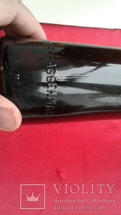 Бутылка с надписями Будапешт .На днище клеймо перекрещенные молотки, фото №7