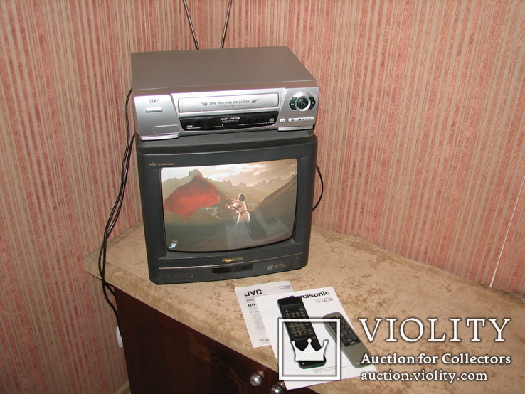 Телевизор Panasonic TC-14L3R + Видеоплеер JVC HP-P185EE (рабочие), фото №2