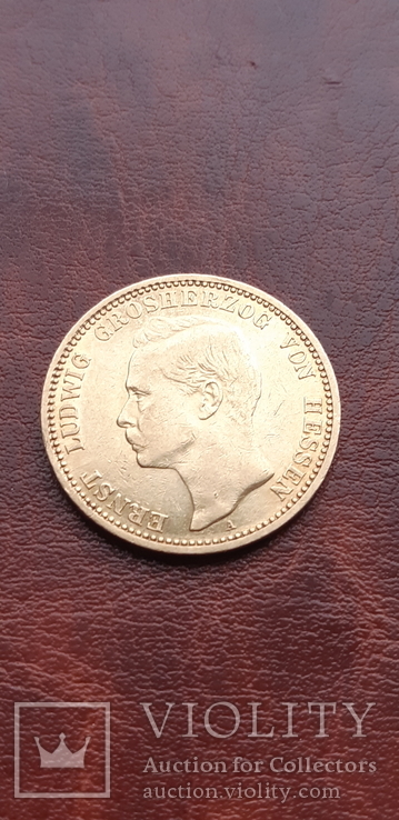 Золото 20 марок Гессен 1901, photo number 4