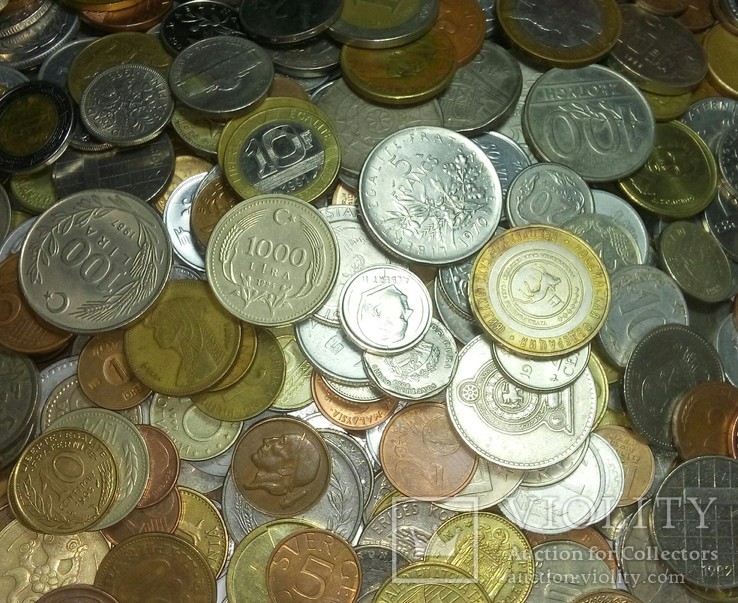 Монеты Разных Стран (500шт.)
