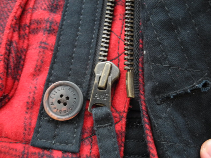 Куртка утепленная Abercrombie s Fitch  р. M ( Сост Нового ) 75% шерсть, фото №7