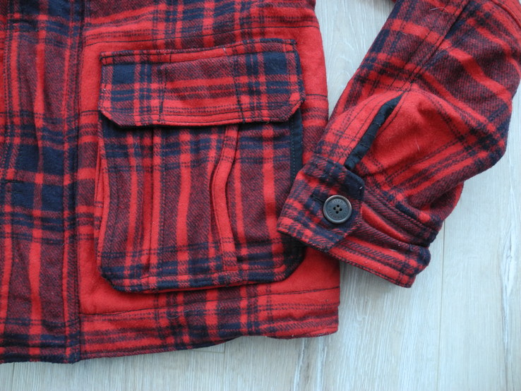 Куртка утепленная Abercrombie s Fitch  р. M ( Сост Нового ) 75% шерсть, фото №10