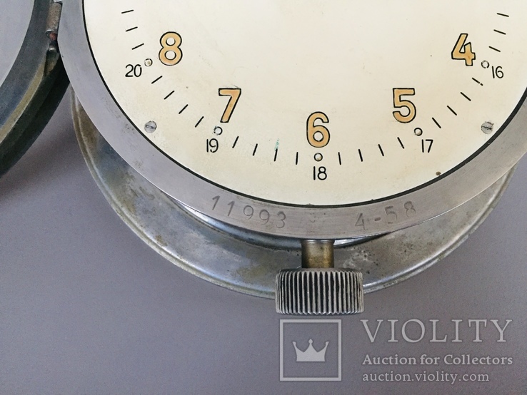 Каютные часы 1958 год., фото №4