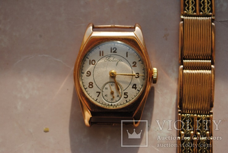 Золотые часы "Победа", фото №2