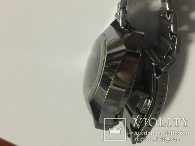 Часы Електроника с браслетом массивный корпус, фото №11