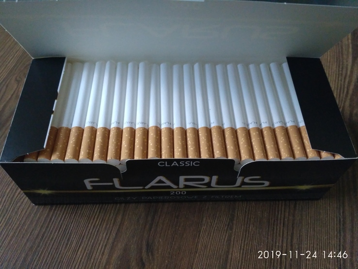 Гільзи для сигарет Flarus,200шт упаковка, numer zdjęcia 4