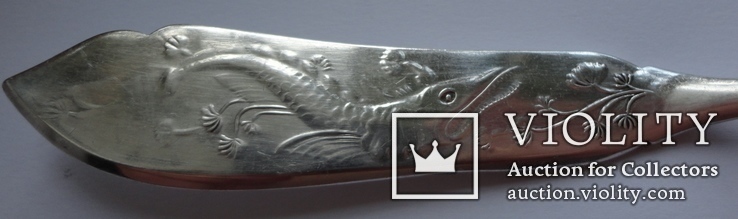 Столовые приборы нож для рыбы Alpacca Германия, фото №4