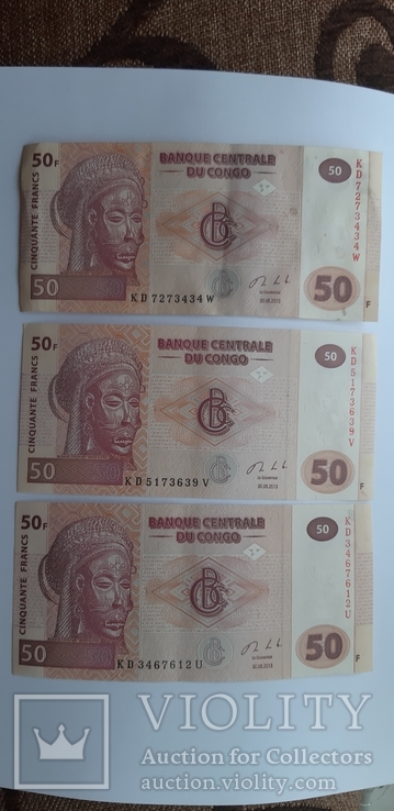 50 франків ДРКонго, фото №2