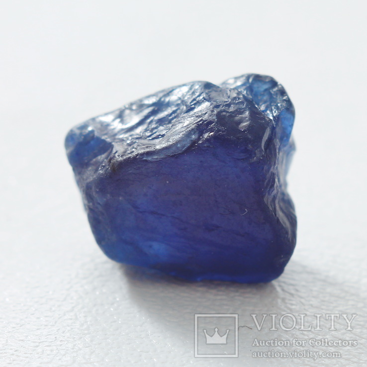 Глубоко синий кристалл сапфира Кашмир 5.15ст 10х7х4мм, фото №2