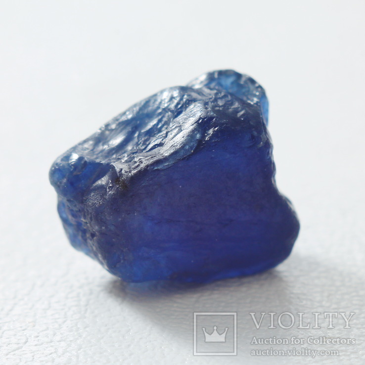 Глубоко синий кристалл сапфира Кашмир 5.15ст 10х7х4мм, фото №7