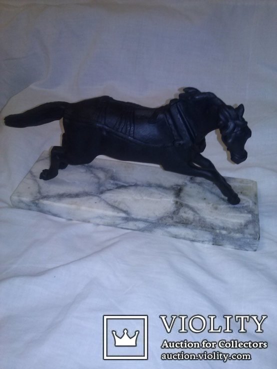 Статуэтка ‘‘Конь’’ на мраморной подставке, фото №5