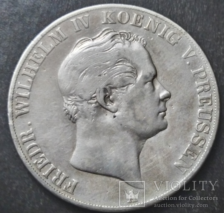 Двойной Талер 1846г  Пруссия,Фридрих Вильгельм IV серебро, фото №10