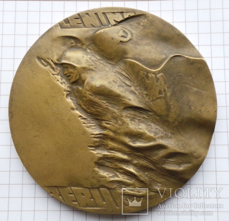 Настольная медаль Польша 30 лет содружества.