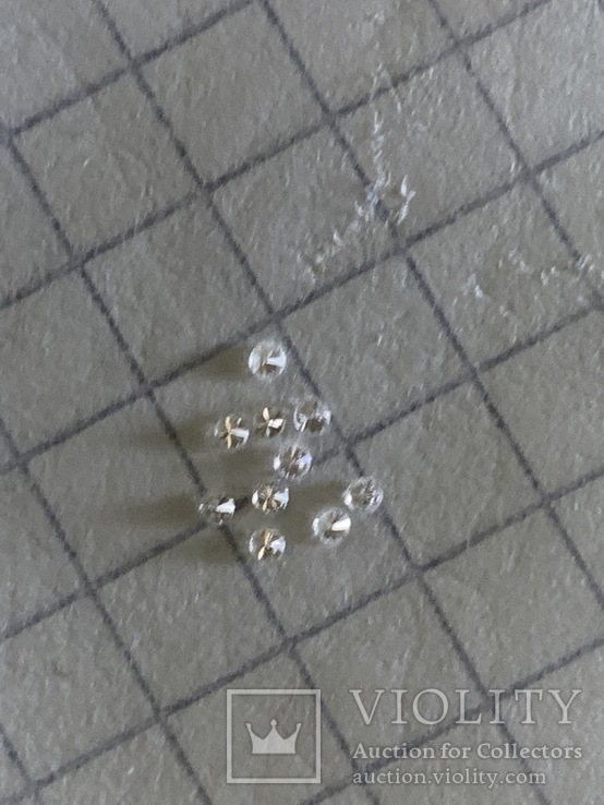 Природные бриллианты диаметр 1.2мм-10шт(3), фото №7