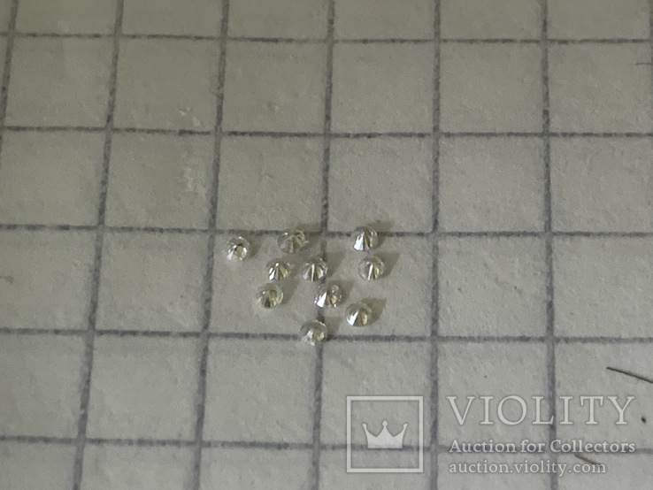 Природные бриллианты диаметр 1.2мм-10шт(3), фото №9