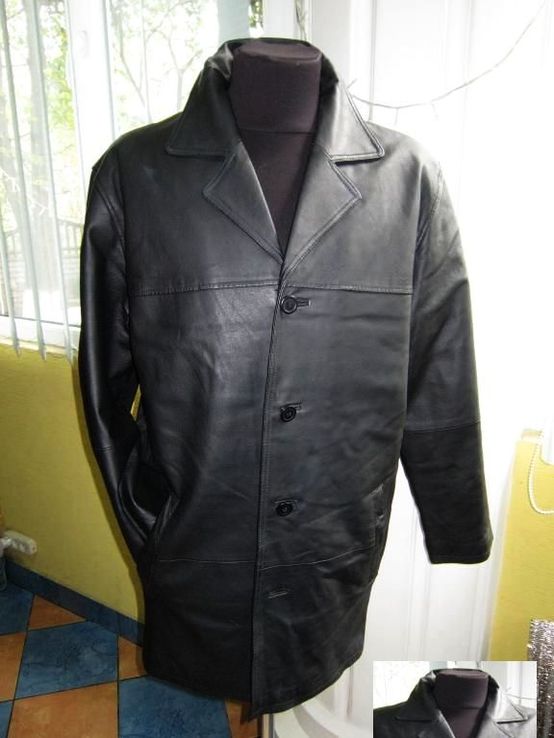 Классическая кожаная мужская куртка ROVER &amp; LAKES. Лот 594, numer zdjęcia 5