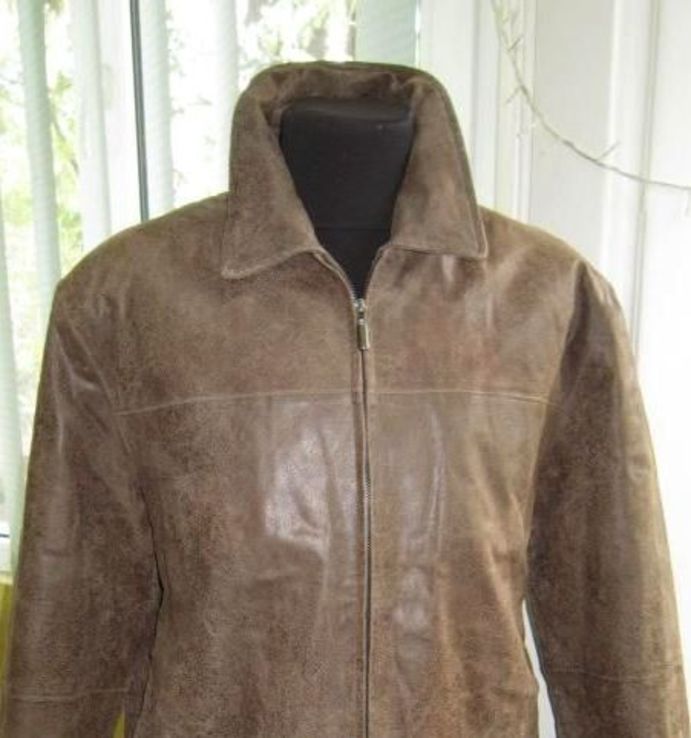 Оригинальная кожаная мужская куртка WEBPELZ. Германия. Лот 593, numer zdjęcia 8