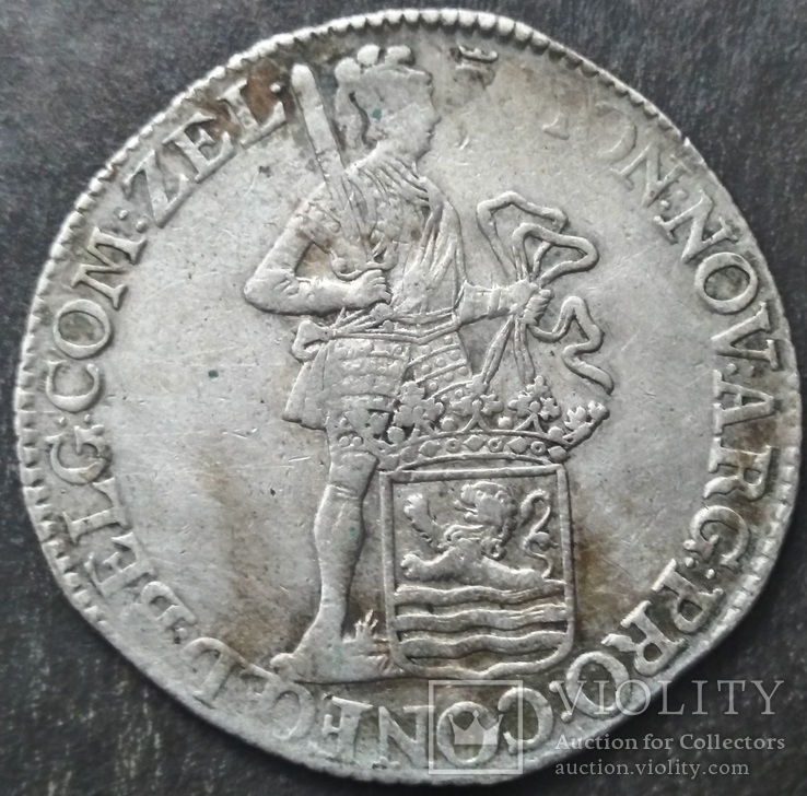1 серебряный дукат 1774 года, Зеландия / Голландская республика, серебро