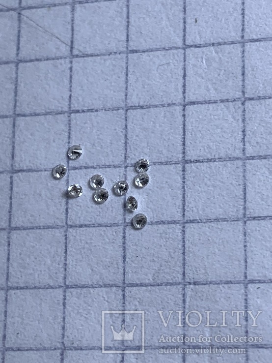 Природные бриллианты диаметр 1.2мм-10шт(7), фото №2