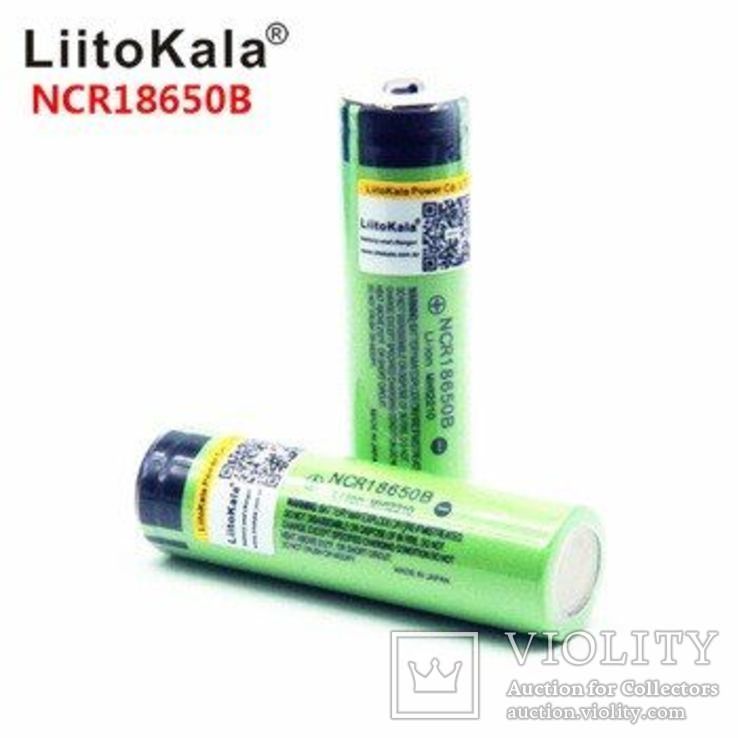 Аккумулятор LiitoKala NCR18650B 3,7 В 3400 мАч 18650., фото №3