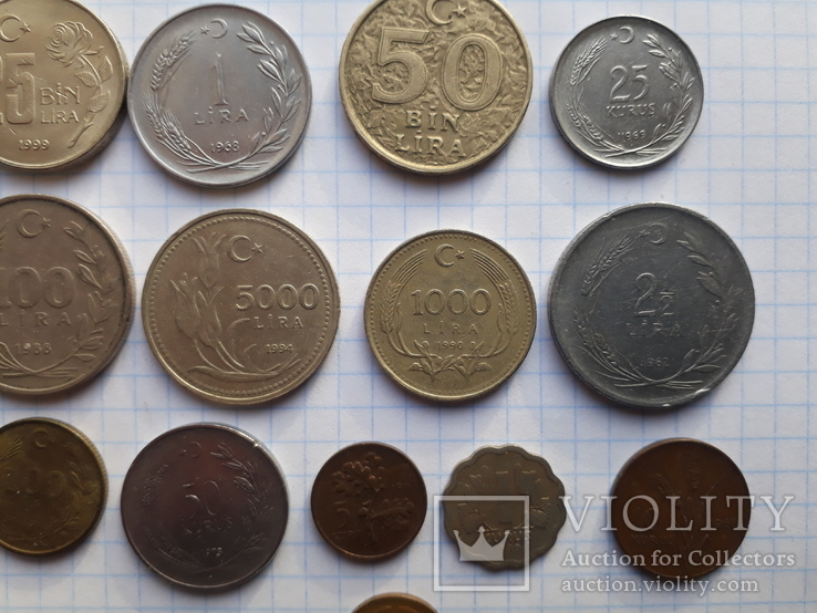 Монеты Турции.14 шт., фото №9