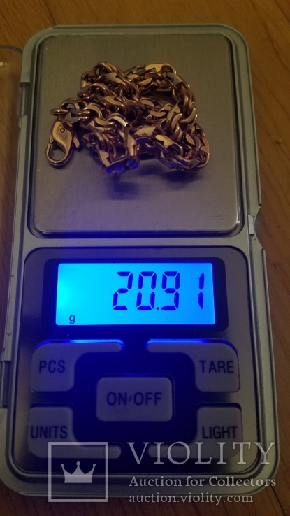 Золотой браслет Бисмарк, 20.9 грамм., фото №9