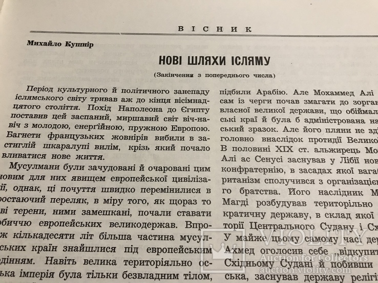 Нові шляхи ісламу , Вісник, фото №2