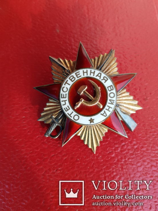 Два ордена с книжками: Отечественной войны первой степени, Трудового Красного Знамени, фото №3