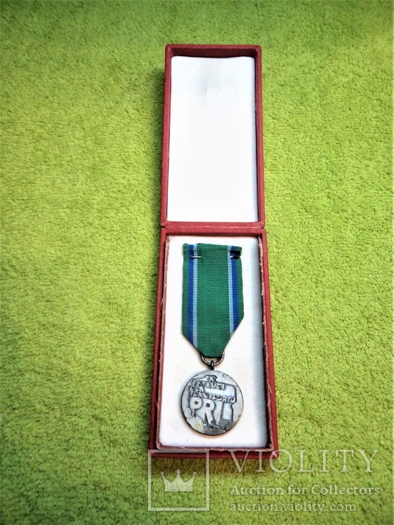 Польша. Медаль за заслуги на транспорте 2 степени. в коробке, фото №3