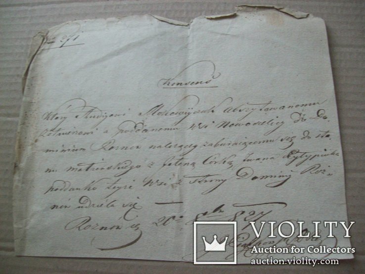 1827 г. документ Украина - за любую цену, фото №2